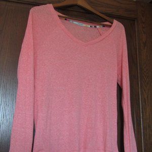 Maurices peach long sleeve shirt - size Small